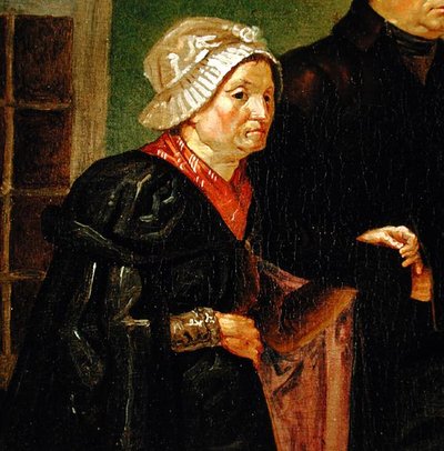 Magdalena Dorothea Runge (1737-1818) from The Parents of the Artist (small version) by Philipp Otto Runge